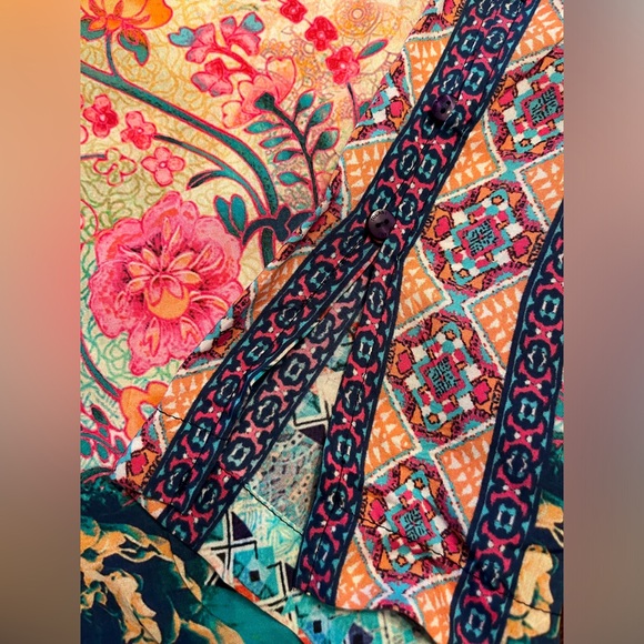 NWT Tolani Collection Rosaleen Wide Leg Floral Print Pants Size Medium - Picture 10 of 15